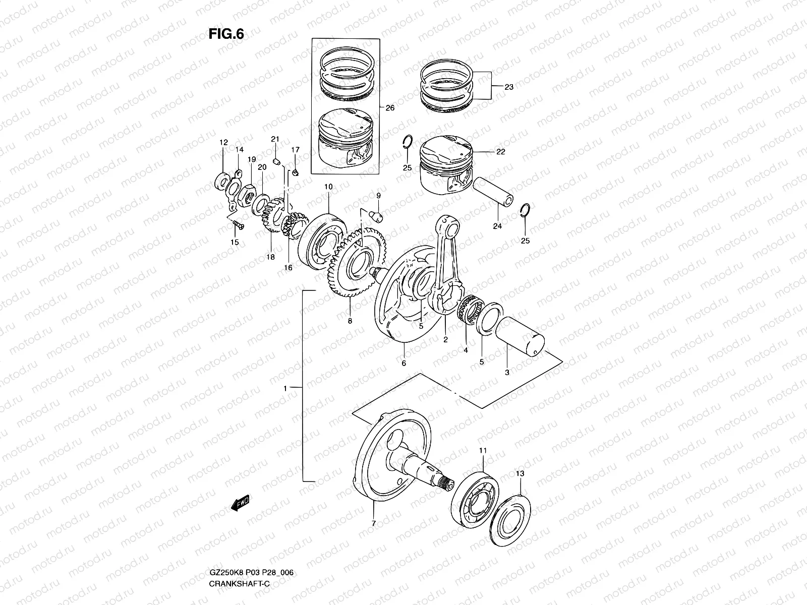 6 - CRANKSHAFT