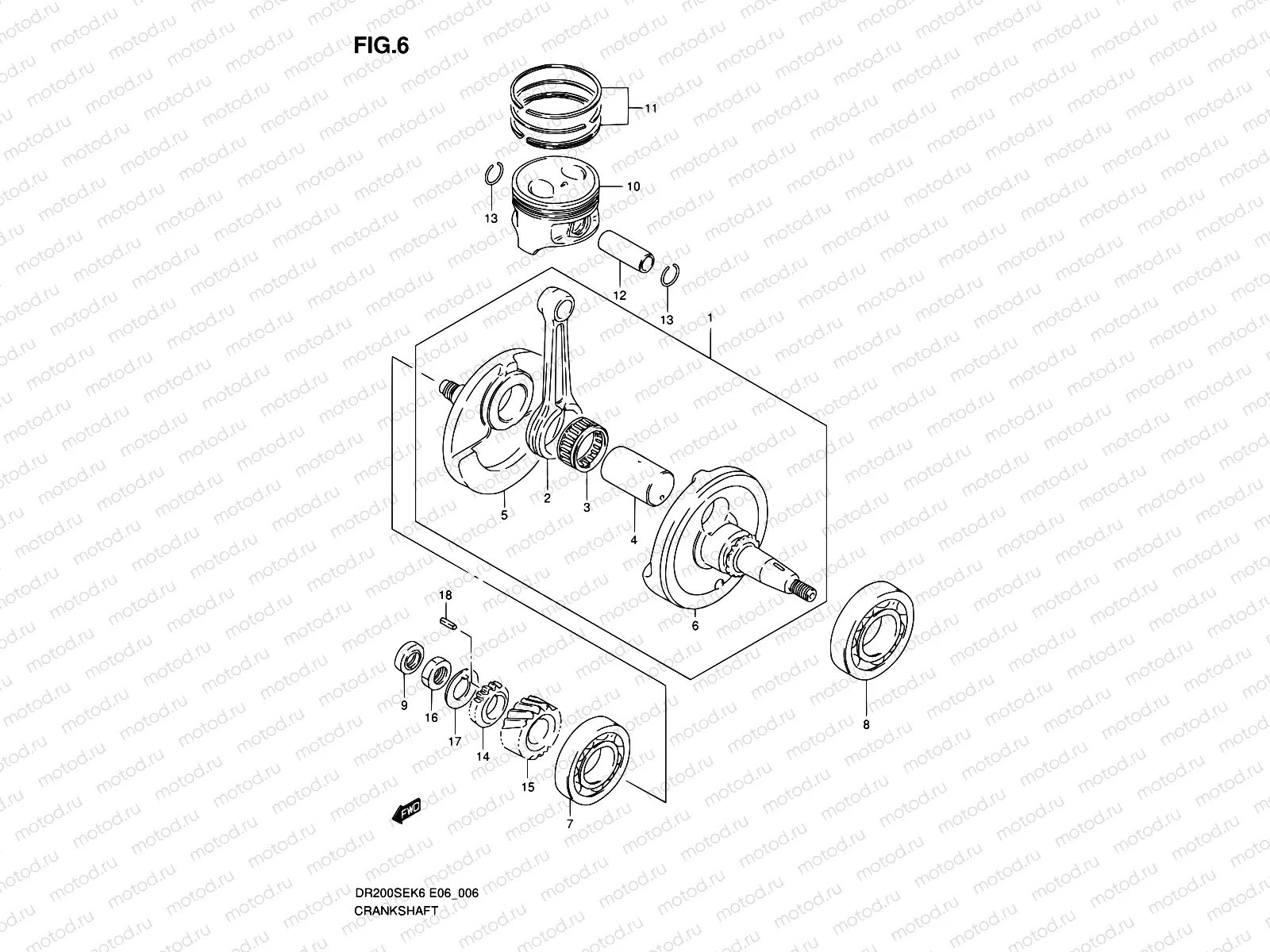 6 - CRANKSHAFT