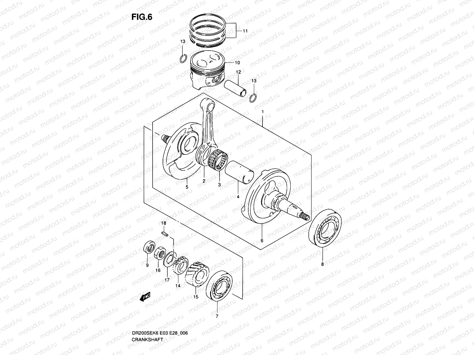 6 - CRANKSHAFT