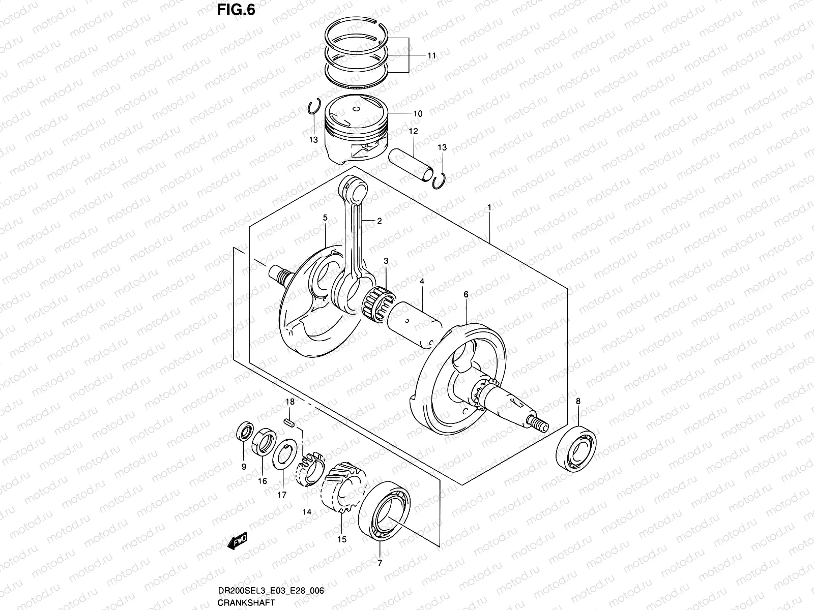 6 - CRANKSHAFT