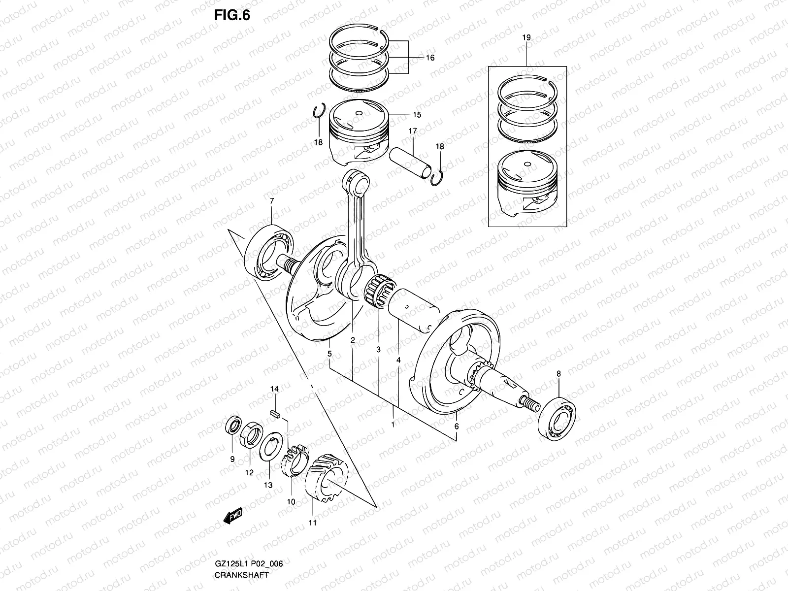 6 - CRANKSHAFT