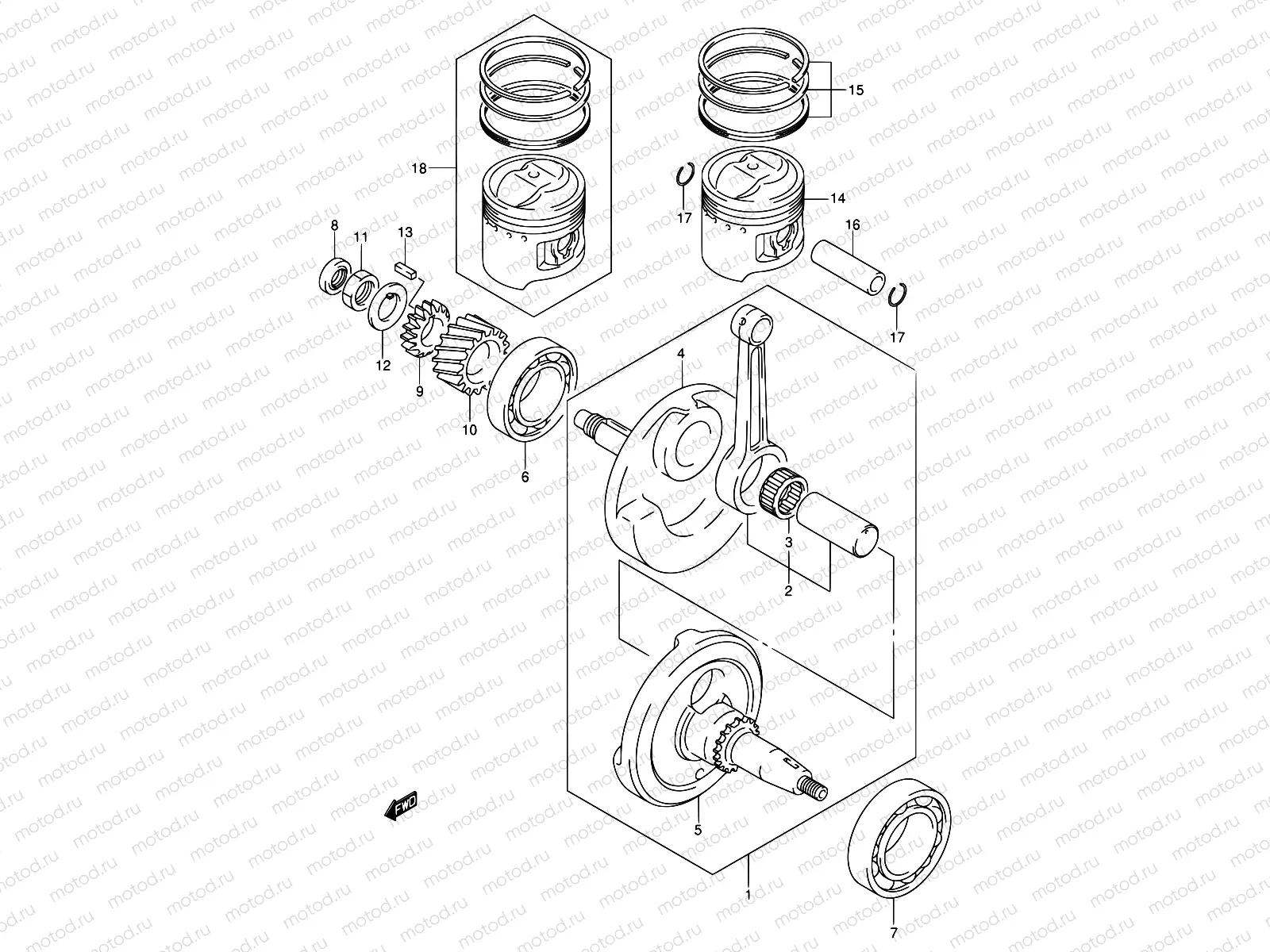 6 - CRANKSHAFT