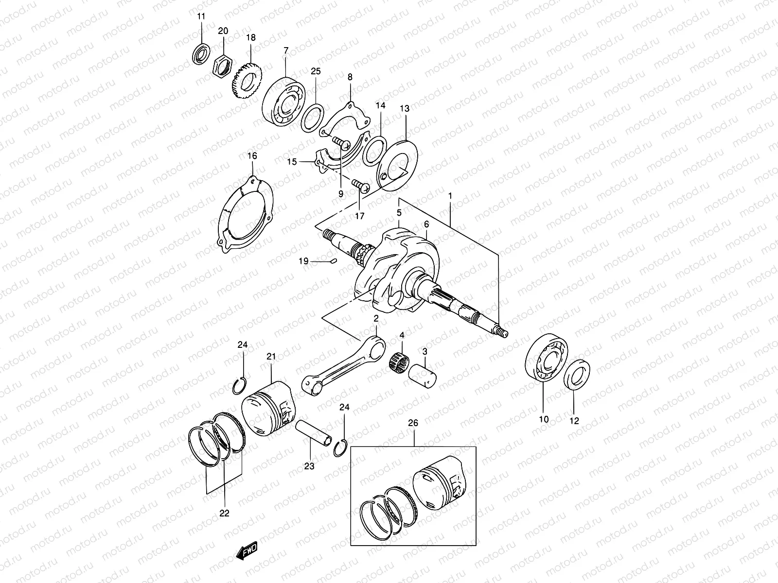 6 - CRANKSHAFT