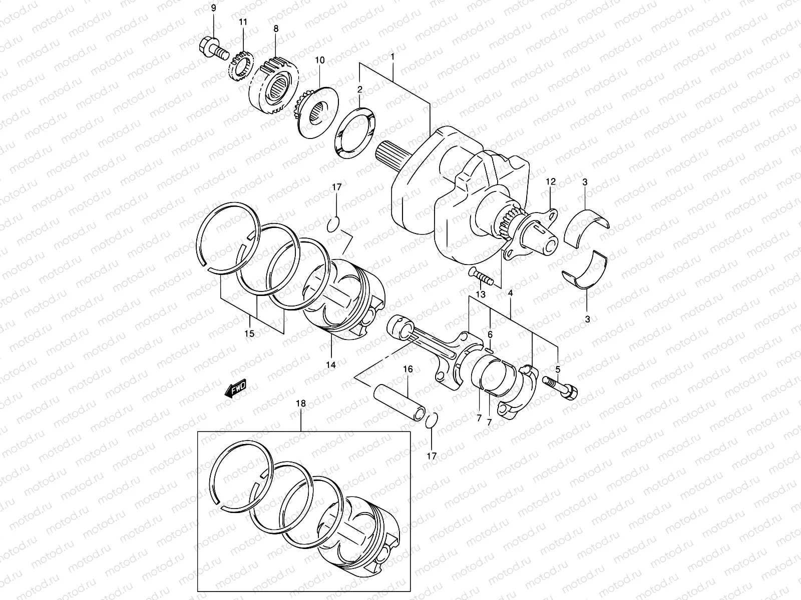 6 - CRANKSHAFT