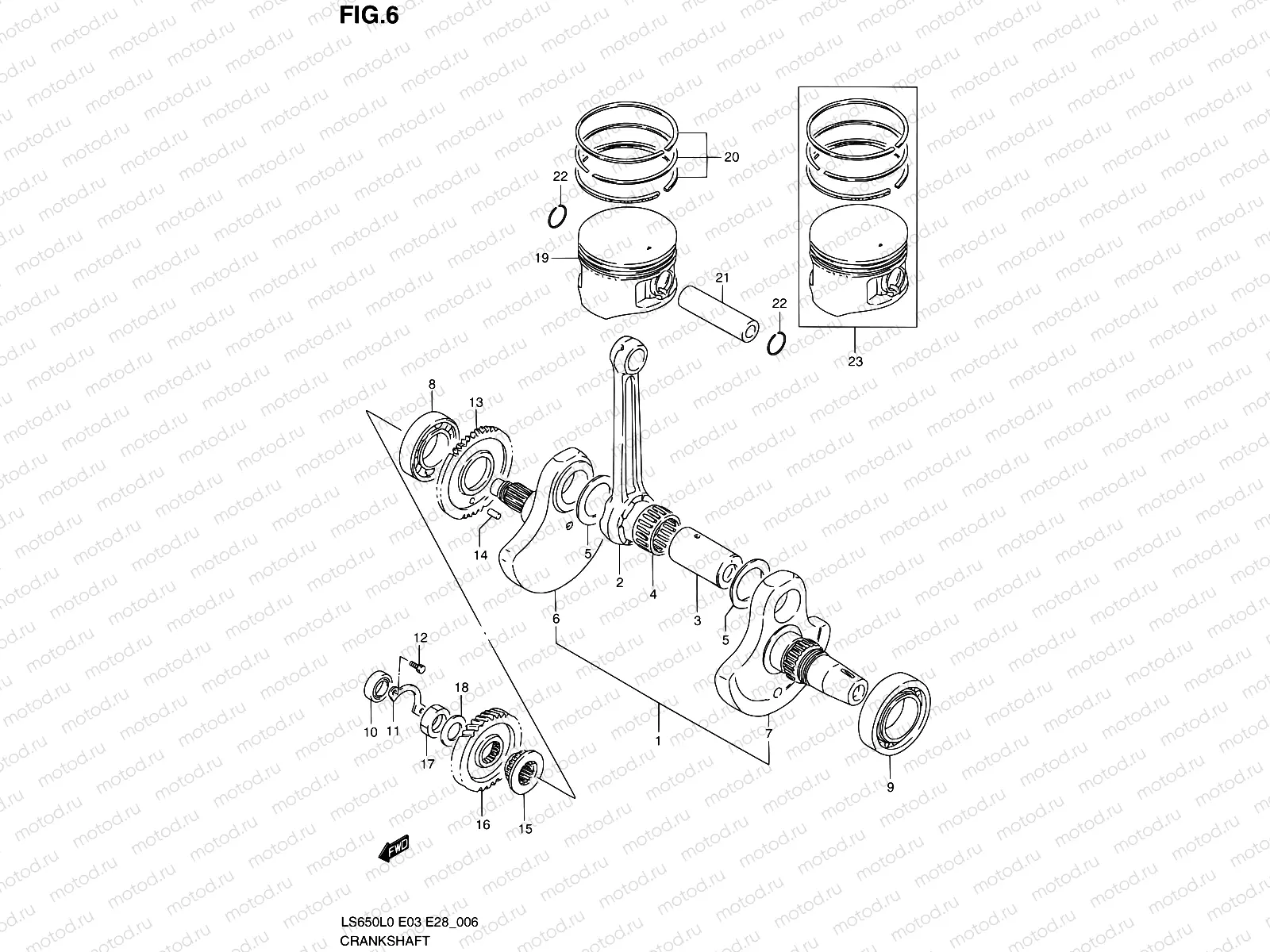 6 - CRANKSHAFT