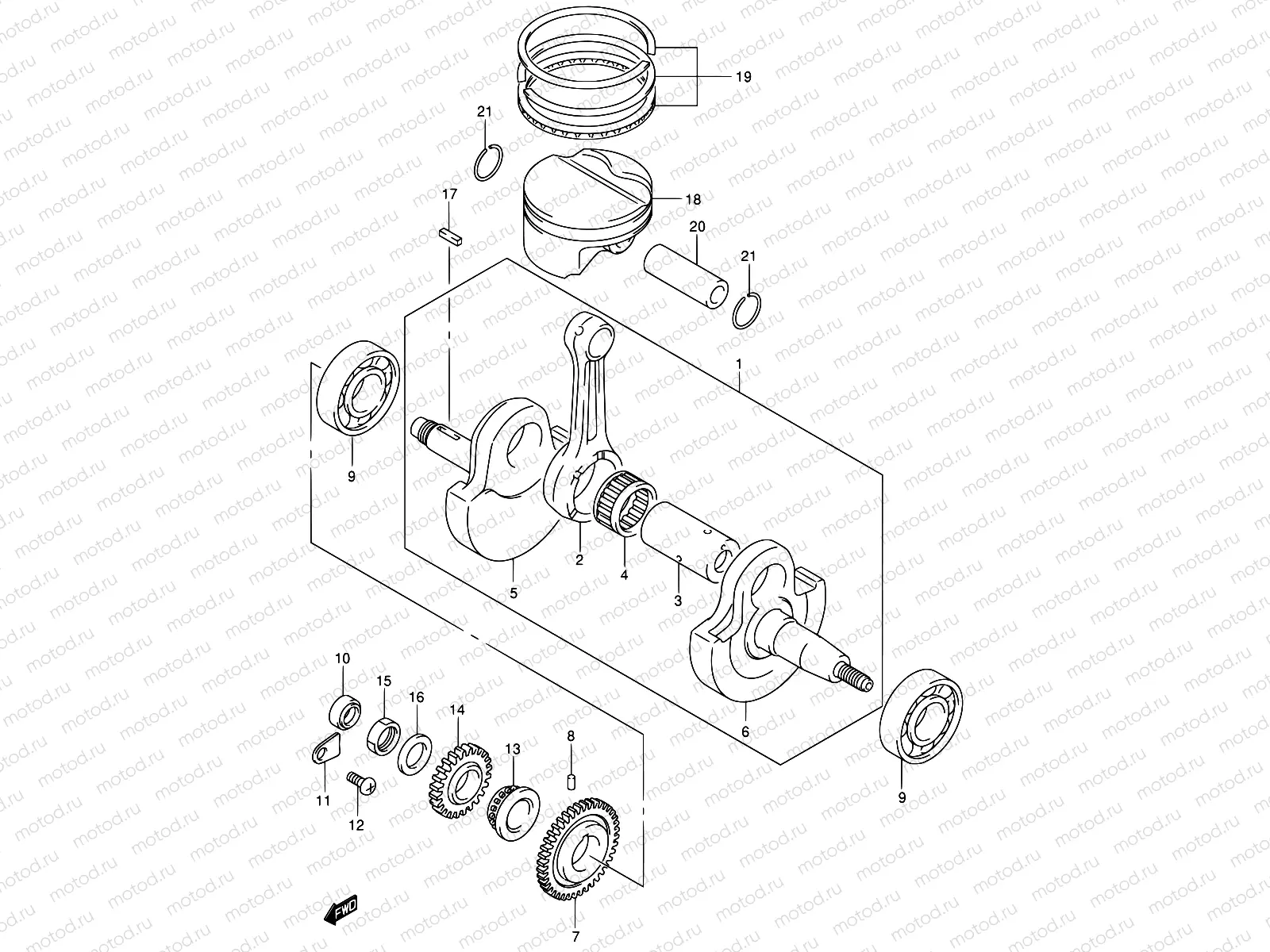 6 - CRANKSHAFT