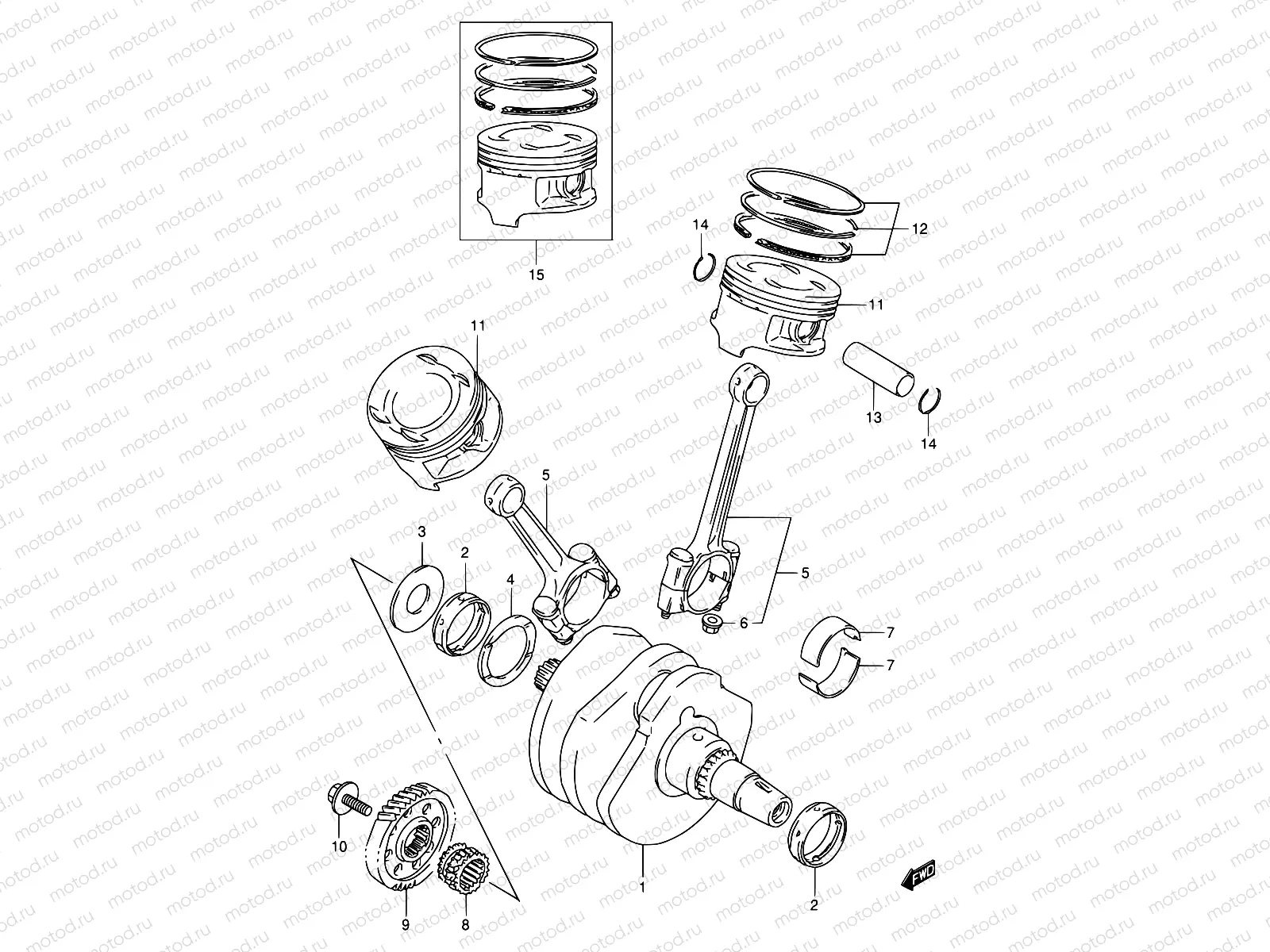 6 - CRANKSHAFT