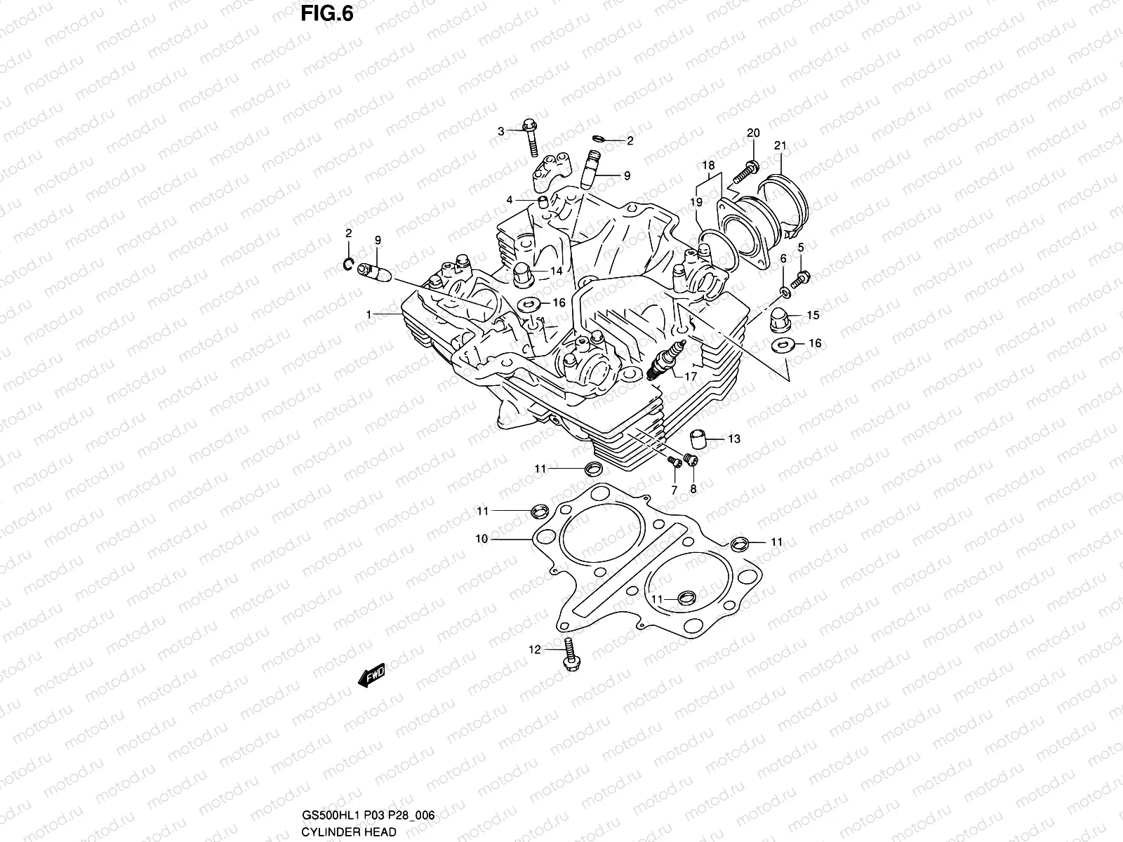 6 - CYLINDER HEAD