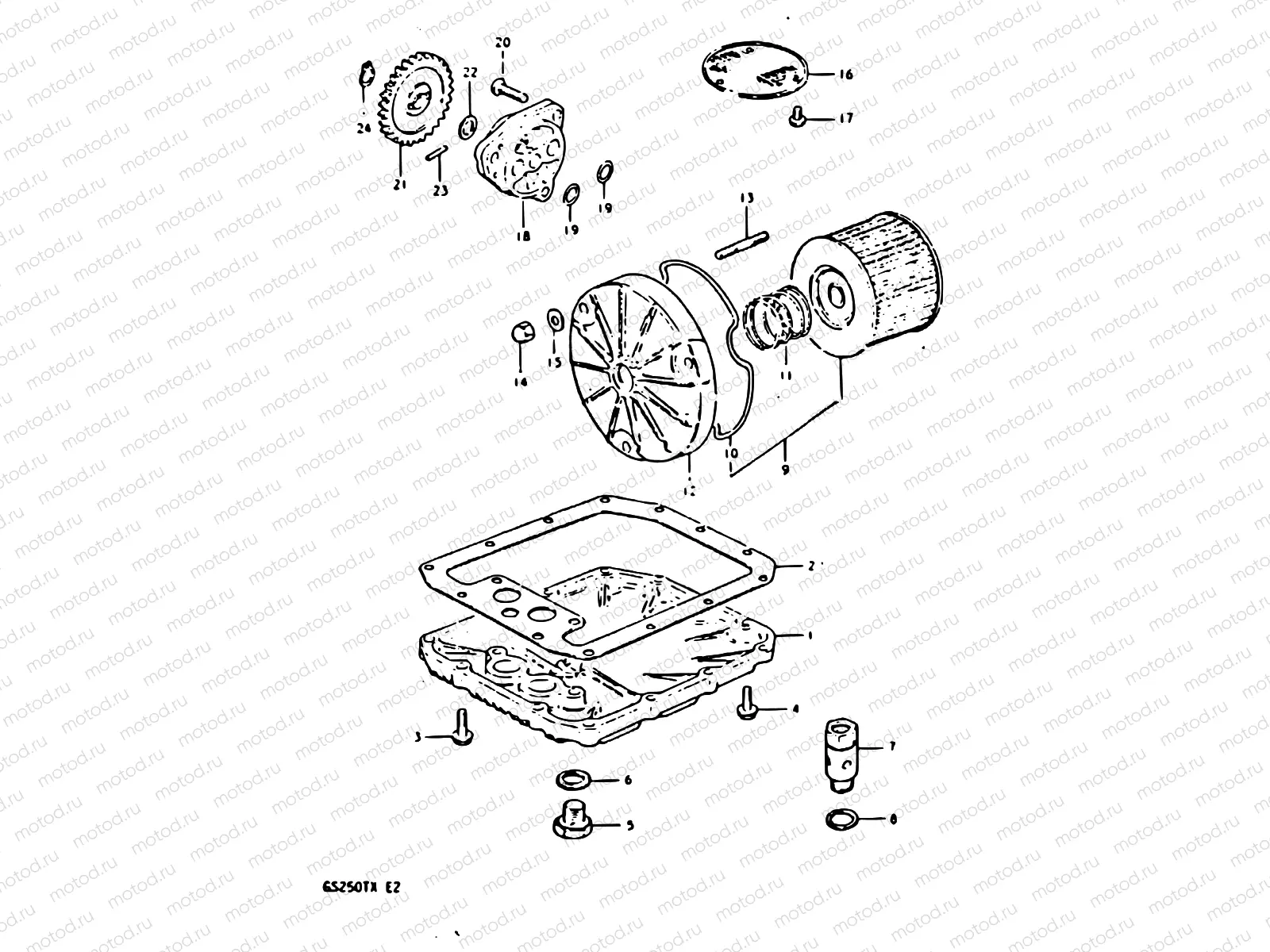 6 - OIL FILTER - OIL PUMP