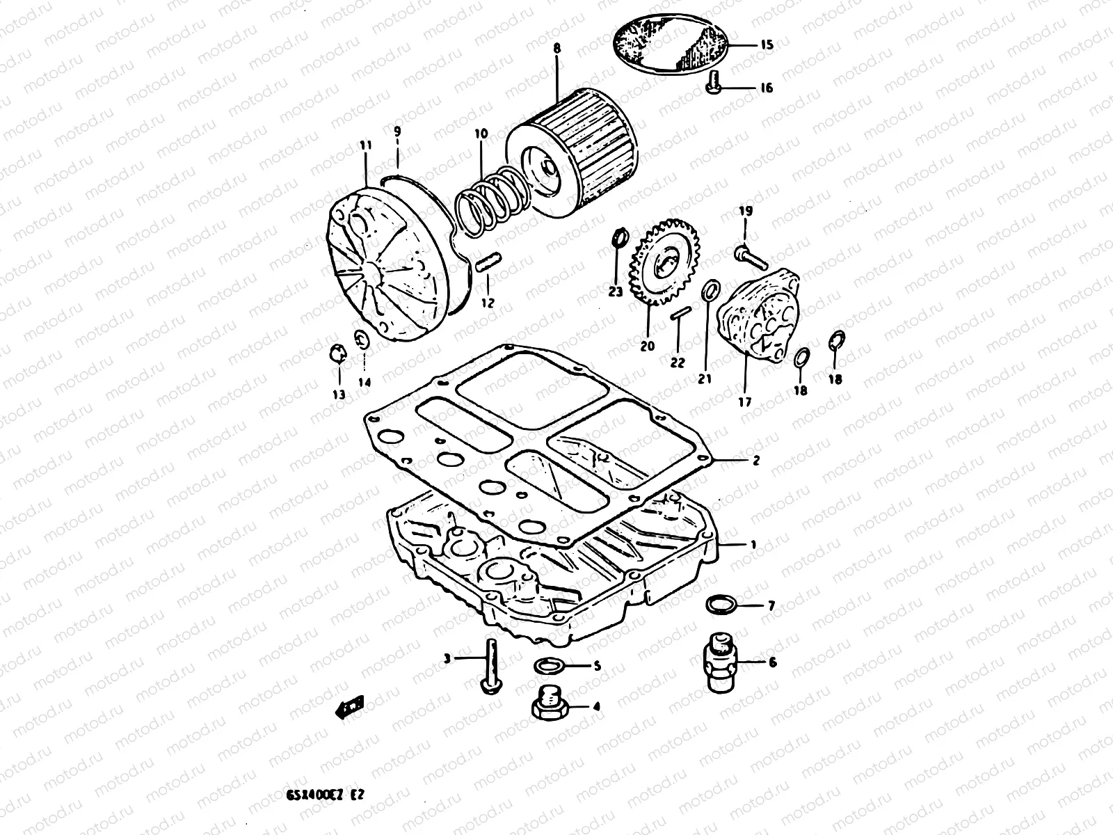 6 - OIL FILTER - OIL PUMP