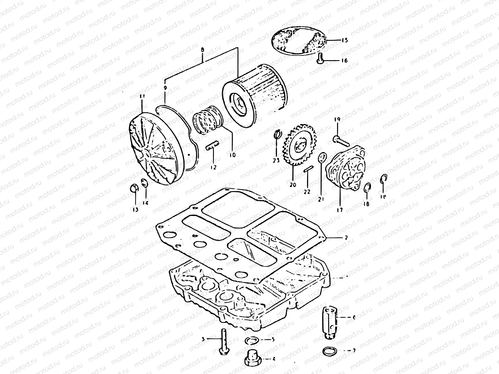 6 - OIL FILTER - OIL PUMP