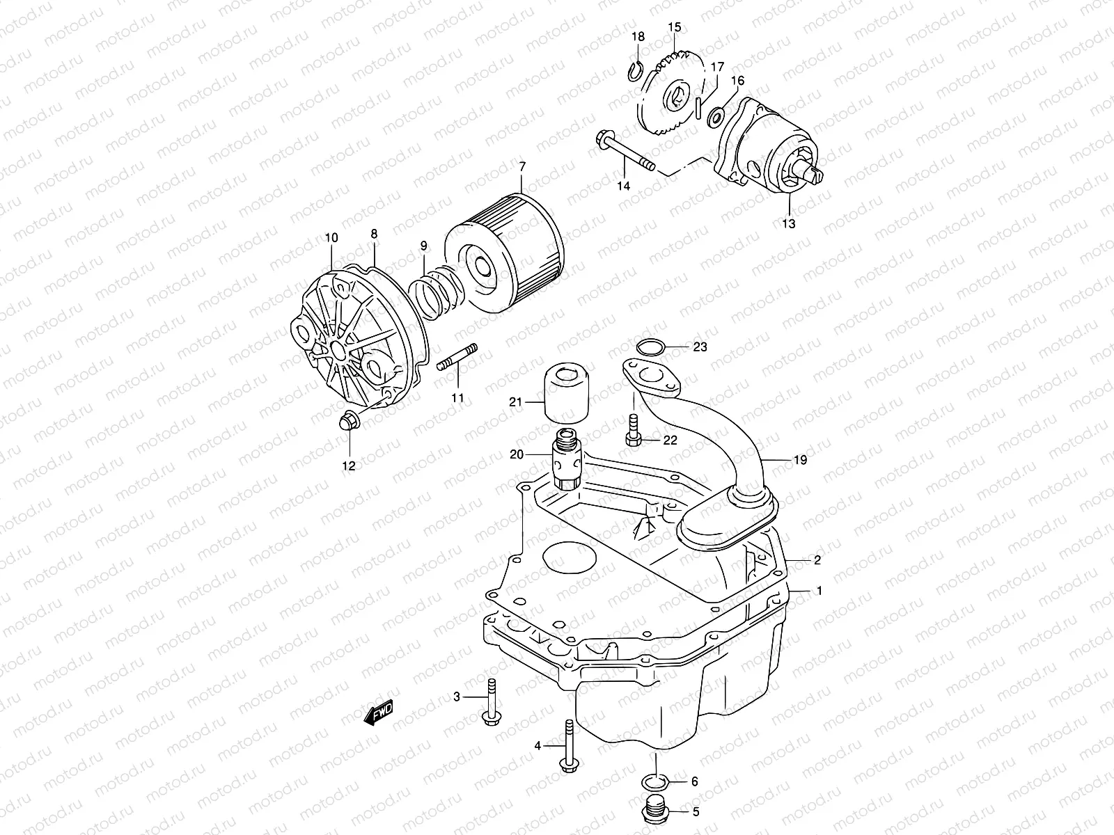 6 - OIL PAN / OIL PUMP