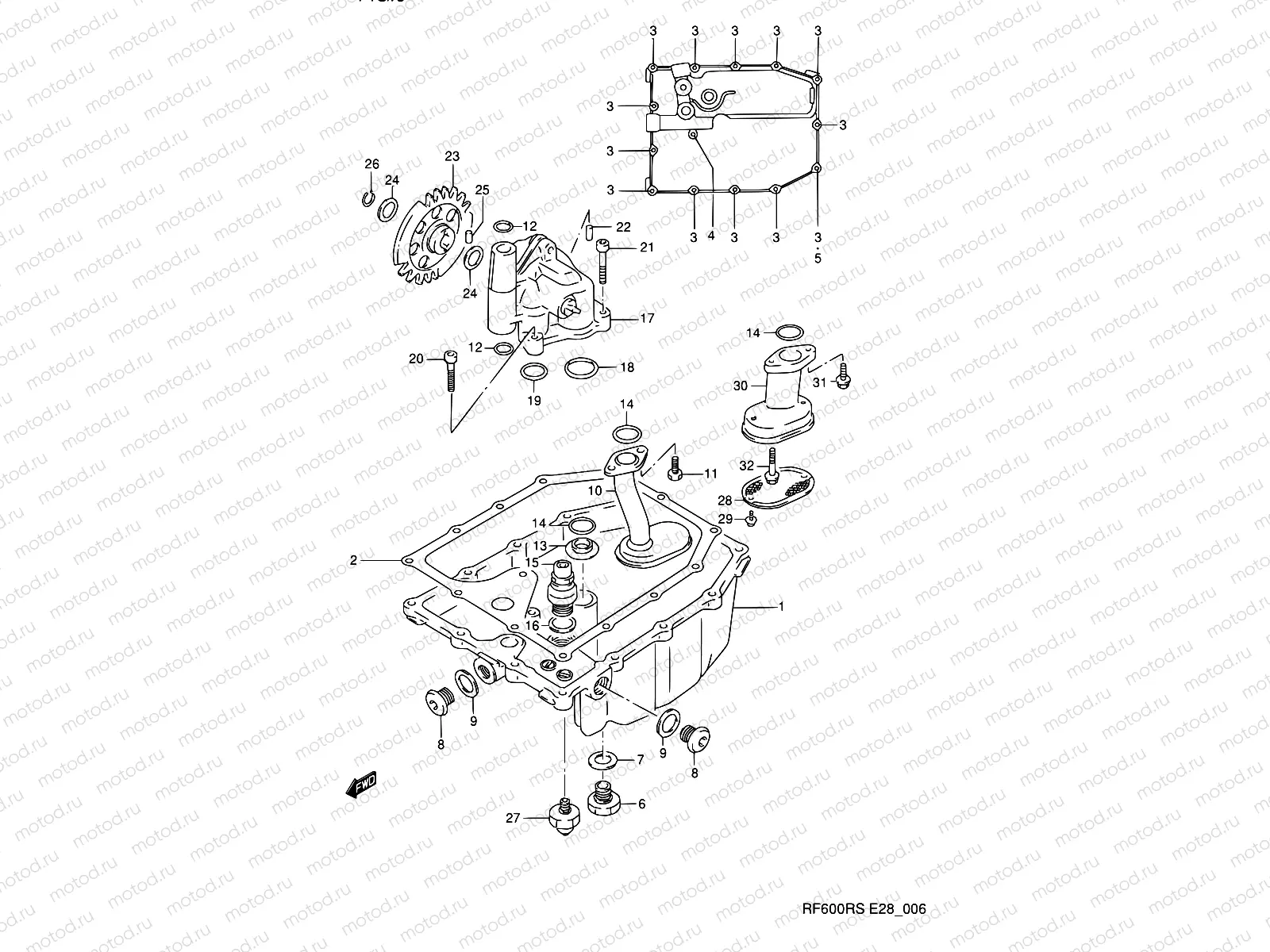 6 - OIL PAN - OIL PUMP
