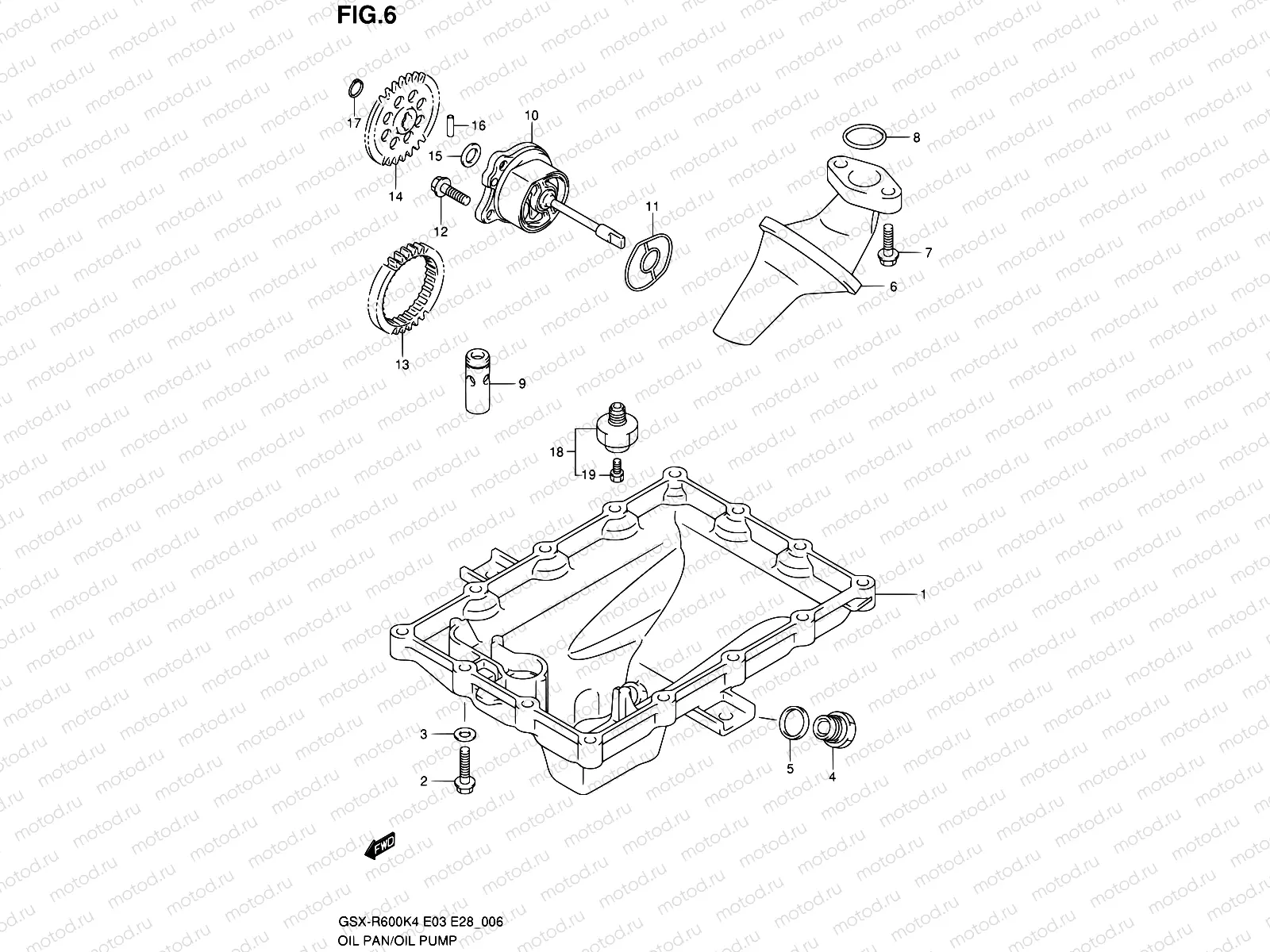 6 - OIL PAN - OIL PUMP