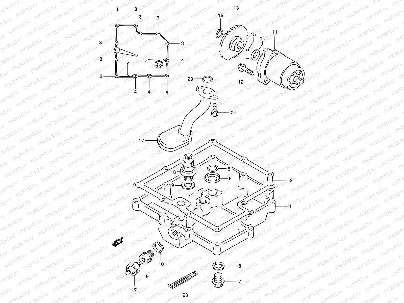 6 - OIL PAN / OIL PUMP