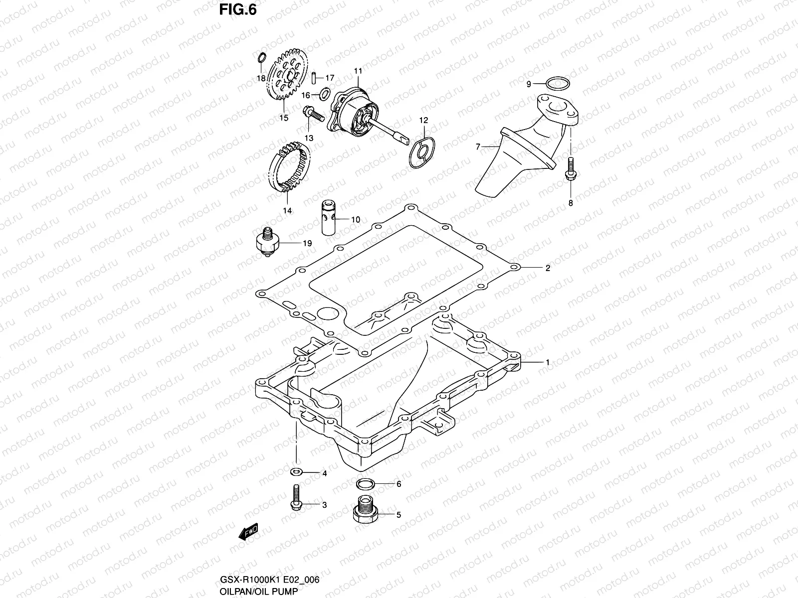 6 - OIL PAN - OIL PUMP