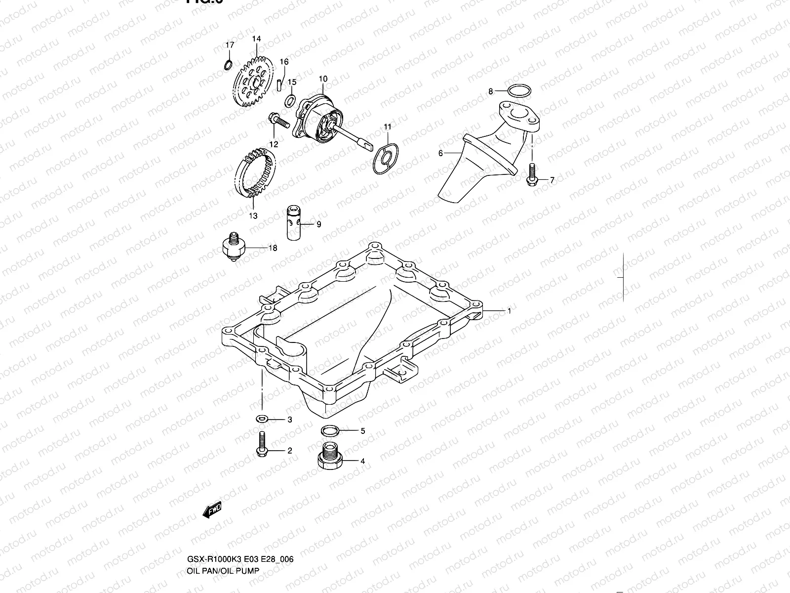 6 - OIL PAN - OIL PUMP
