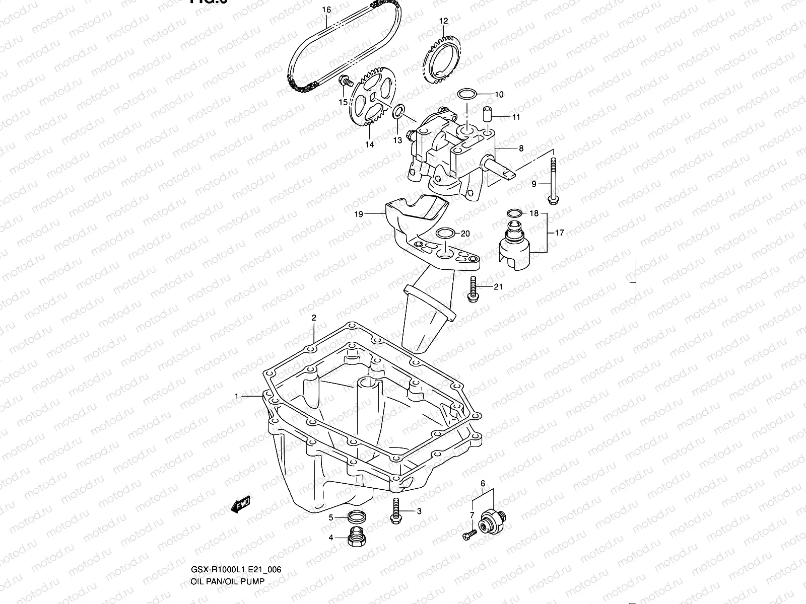 6 - OIL PAN - OIL PUMP