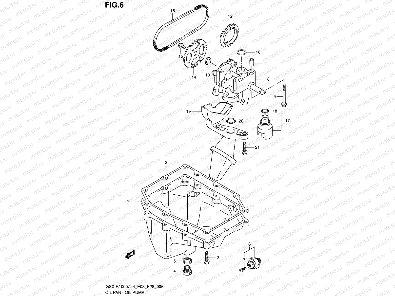 6 - OIL PAN - OIL PUMP