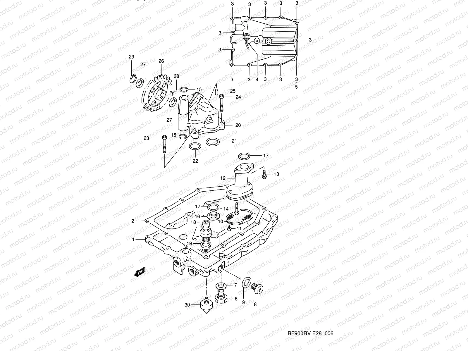 6 - OIL PAN - OIL PUMP
