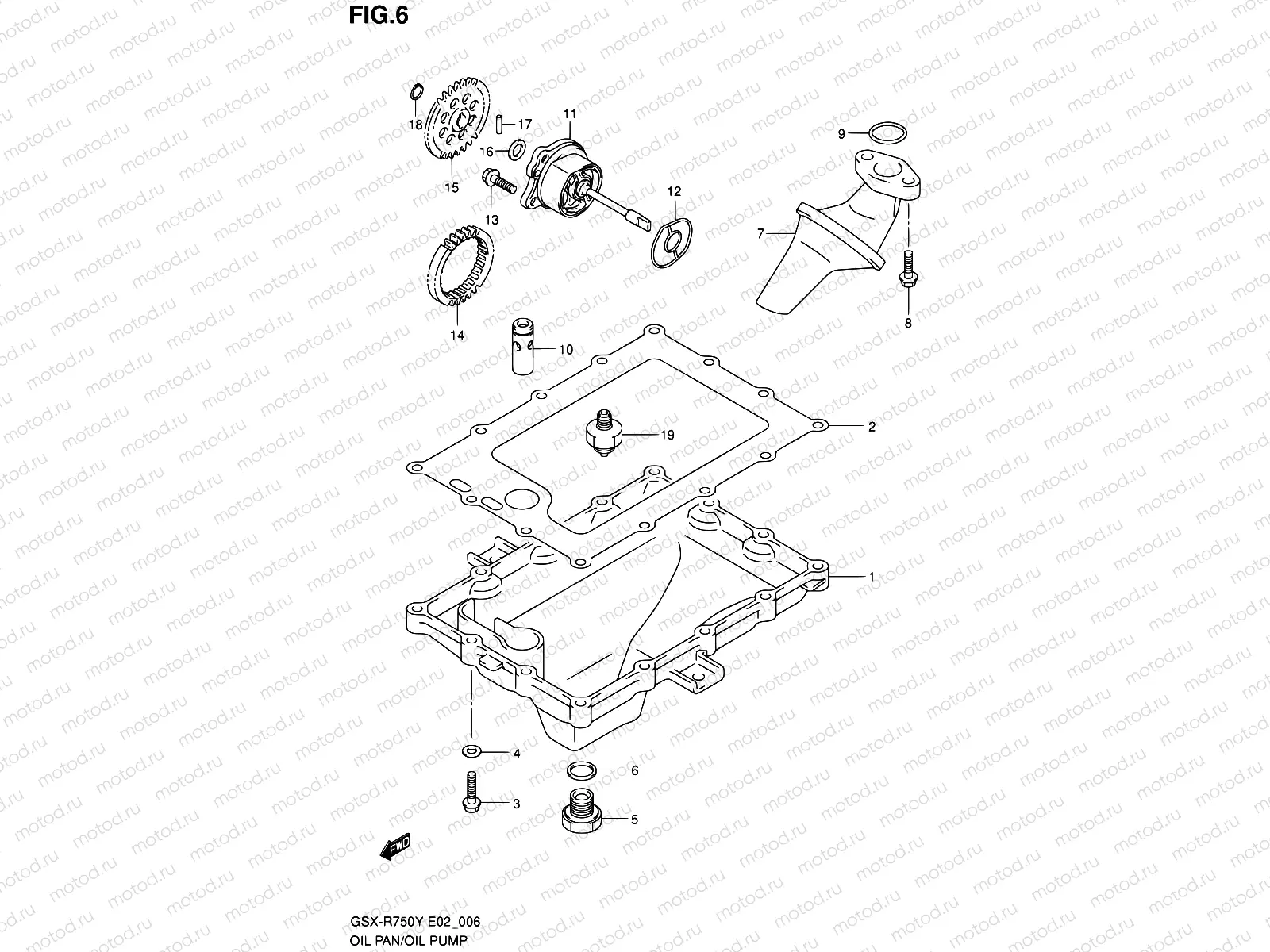 6 - OIL PAN - OIL PUMP