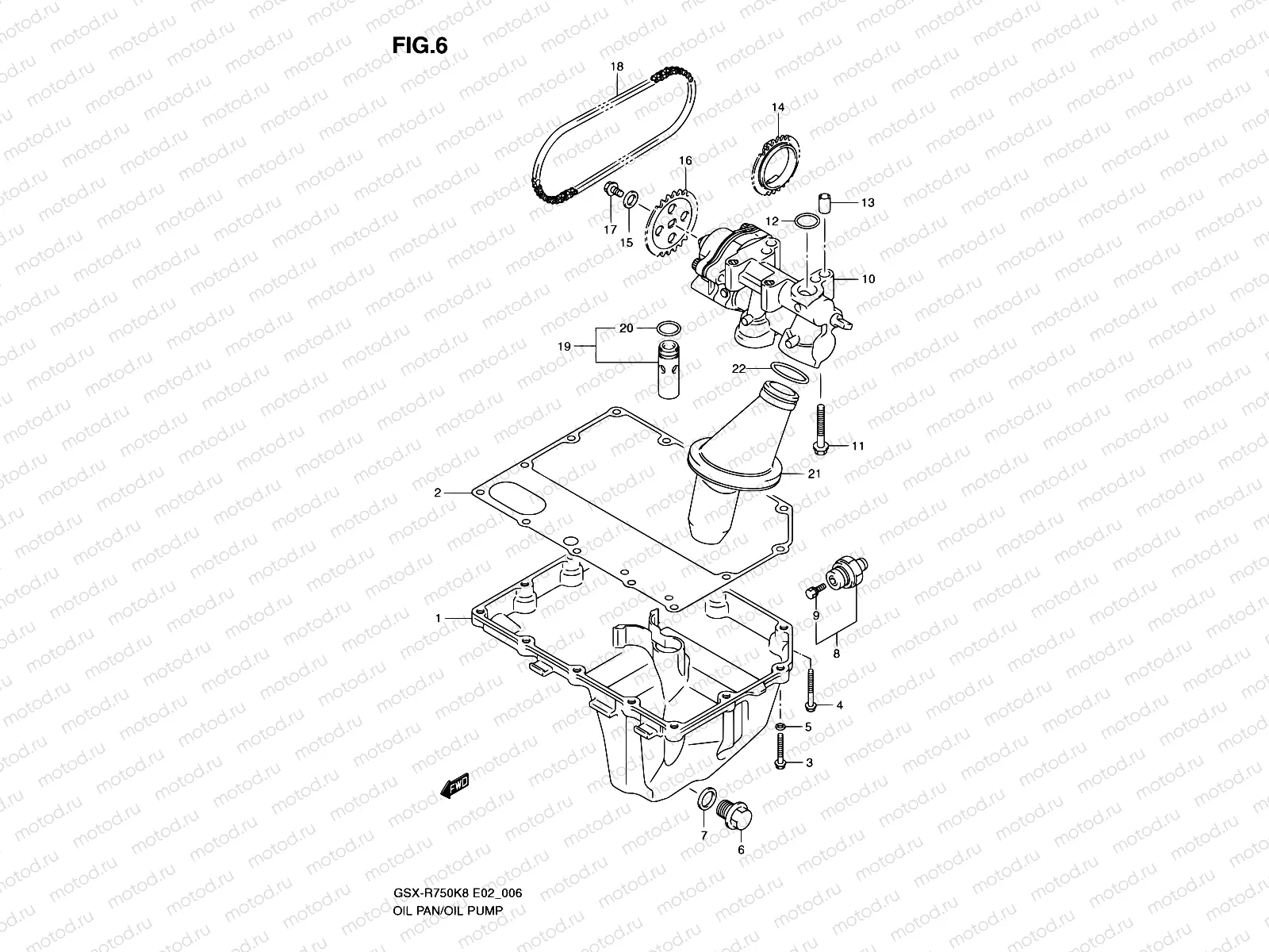 6 - OIL PAN - OIL PUMP