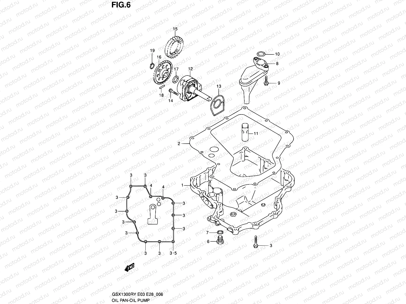 6 - OIL PAN - OIL PUMP