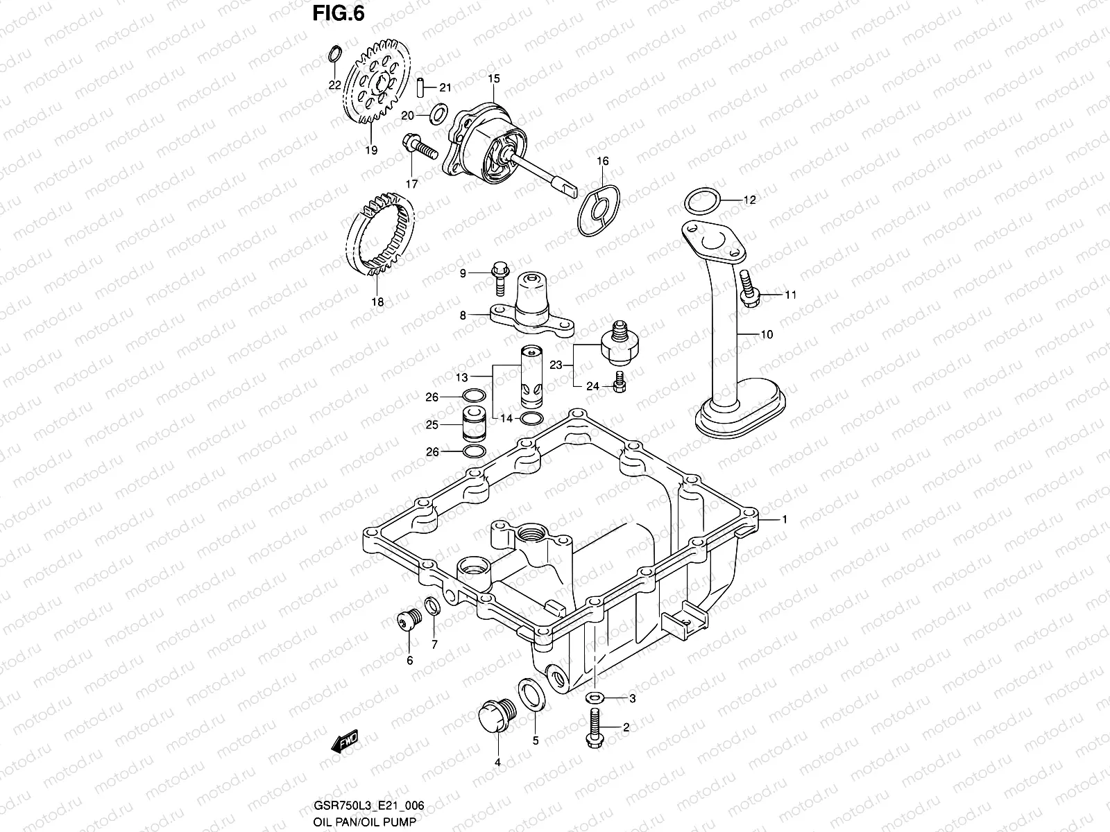 6 - OIL PAN/OIL PUMP