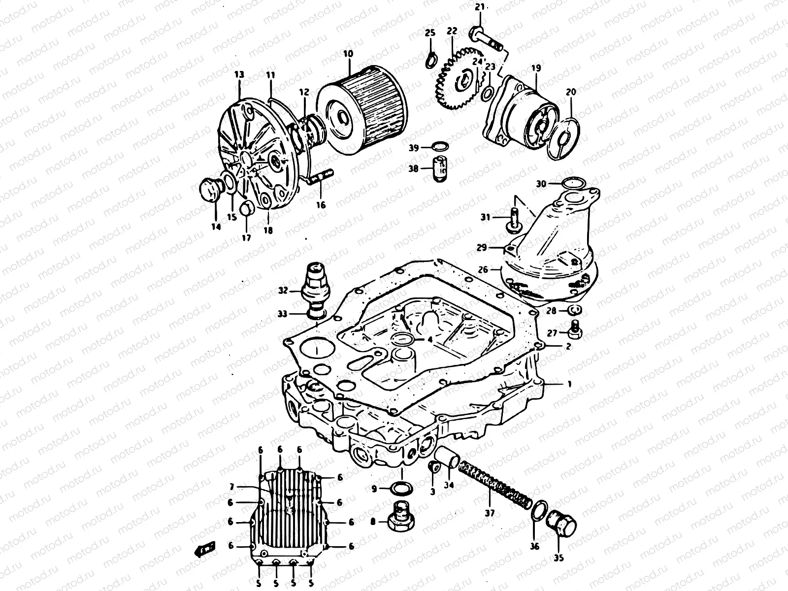 6 - OIL PUMP - OIL FILTER