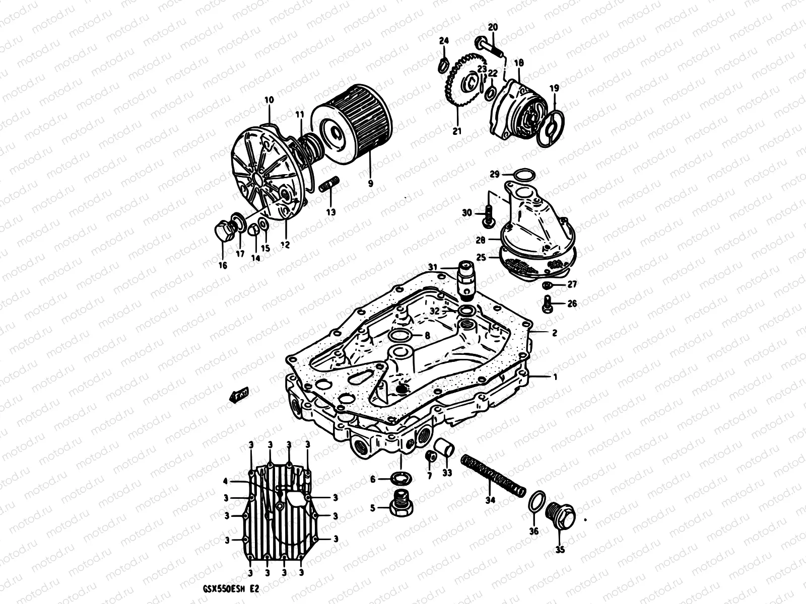 6 - OIL PUMP-OIL FILTER