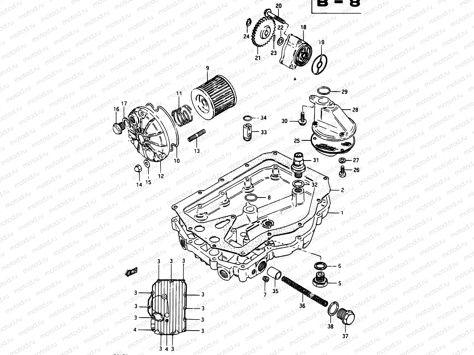 6 - OIL PUMP - OIL FILTER