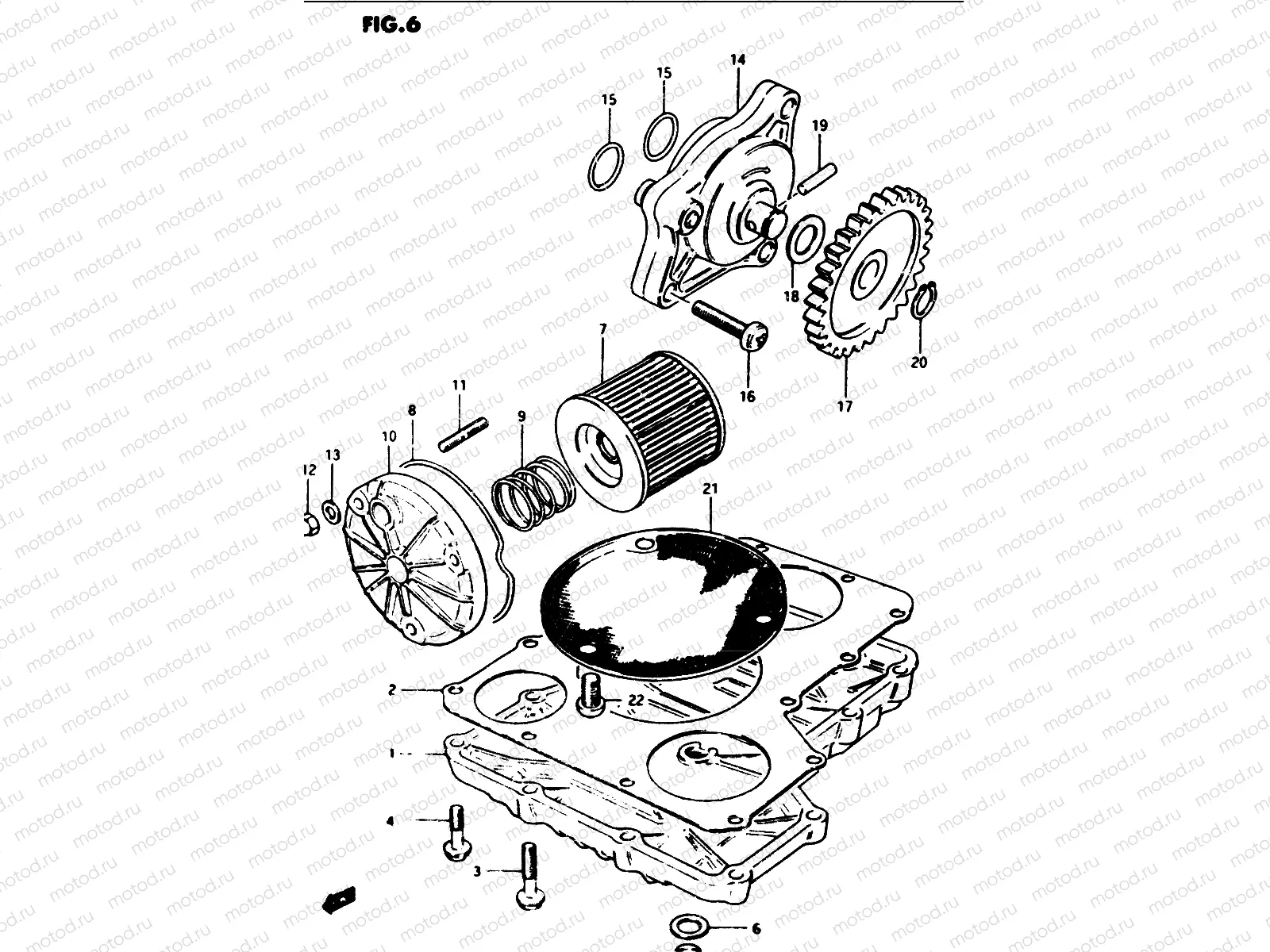 6 - OIL PUMP - OIL FILTER