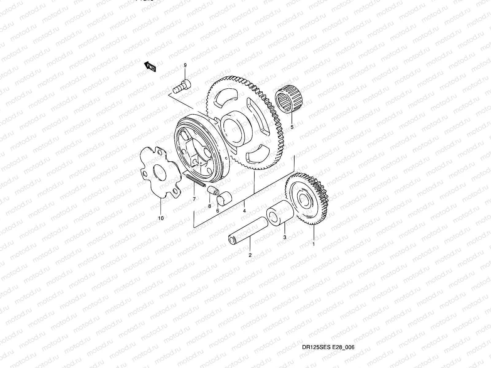 6 - STARTER CLUTCH