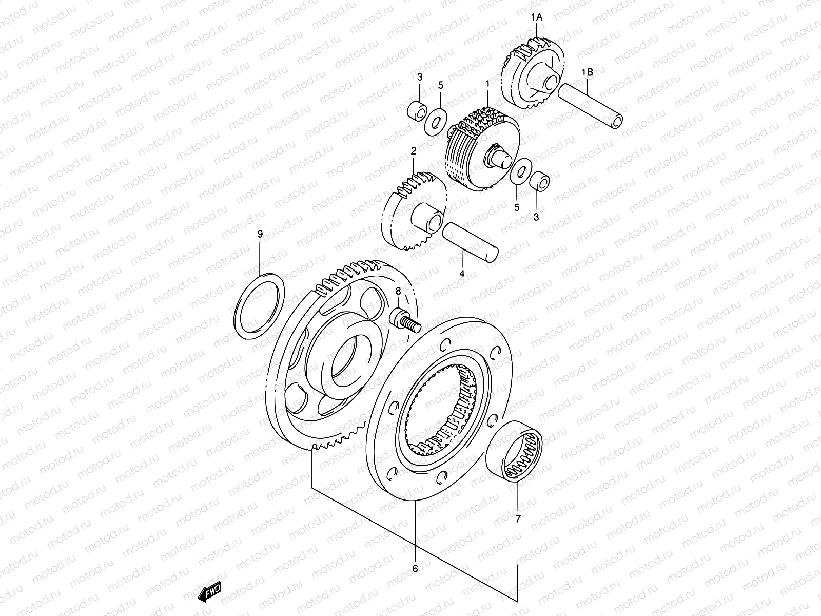 6 - STARTER CLUTCH