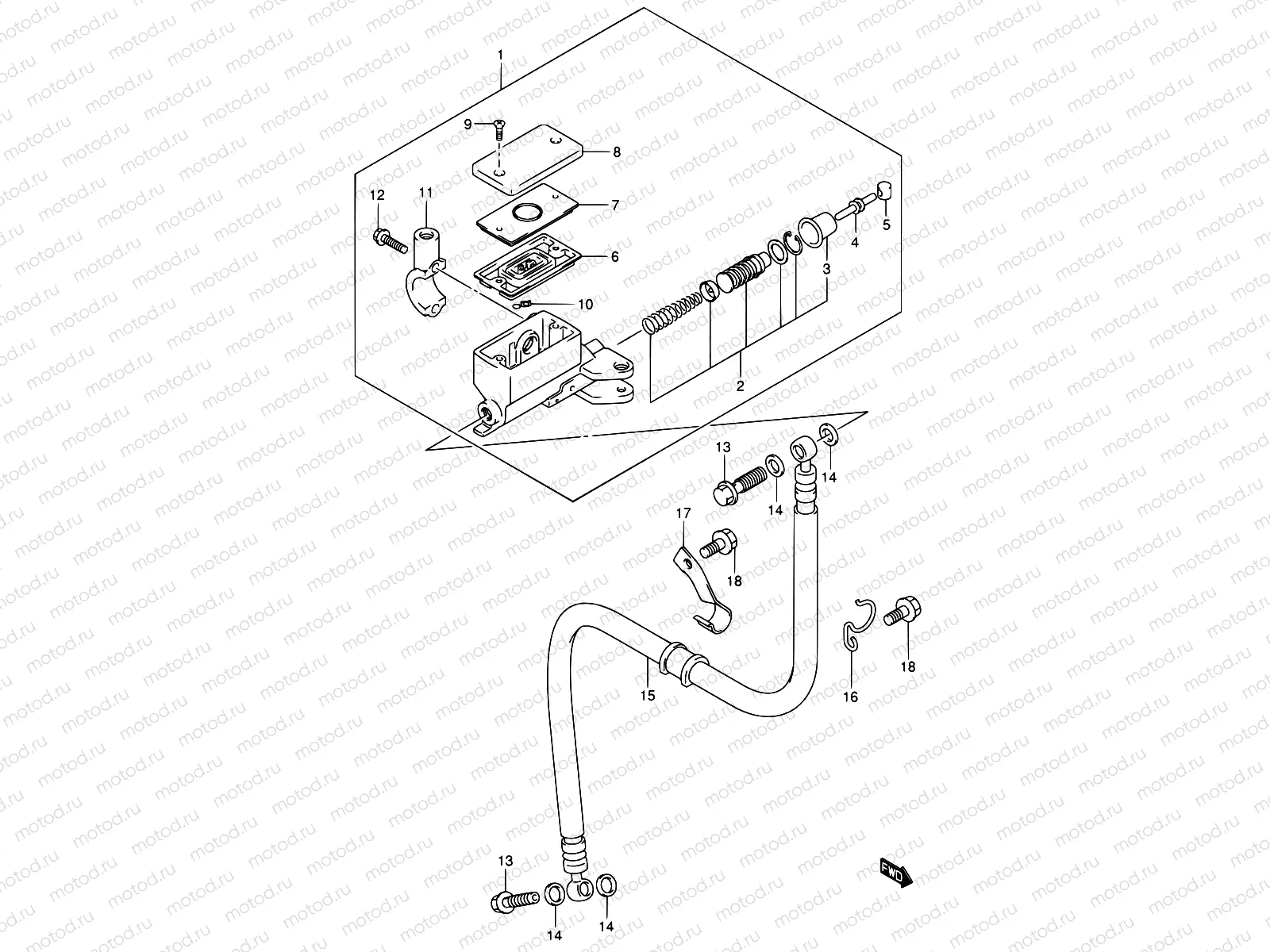 60 - CLUTCH MASTER CYLINDER