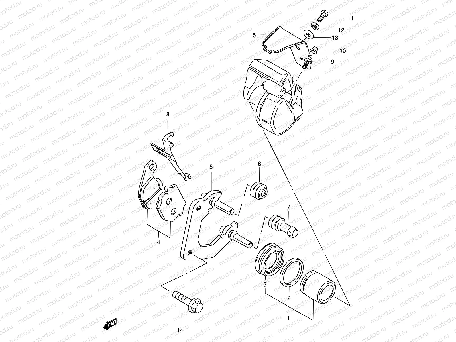 60 - FRONT CALIPERS (MODEL Z)