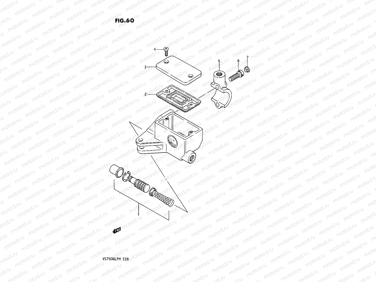 60 - FRONT MASTER CYLINDER (VS750GLPG/GLEPG/GLPH/GLEPH)