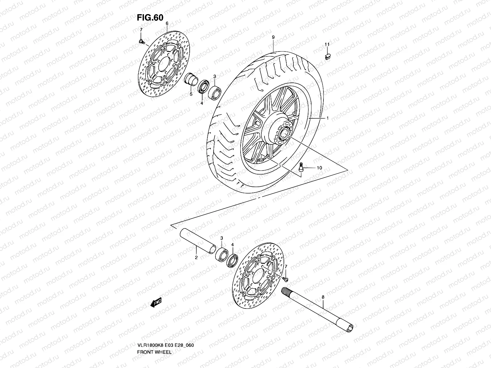 60 - FRONT WHEEL