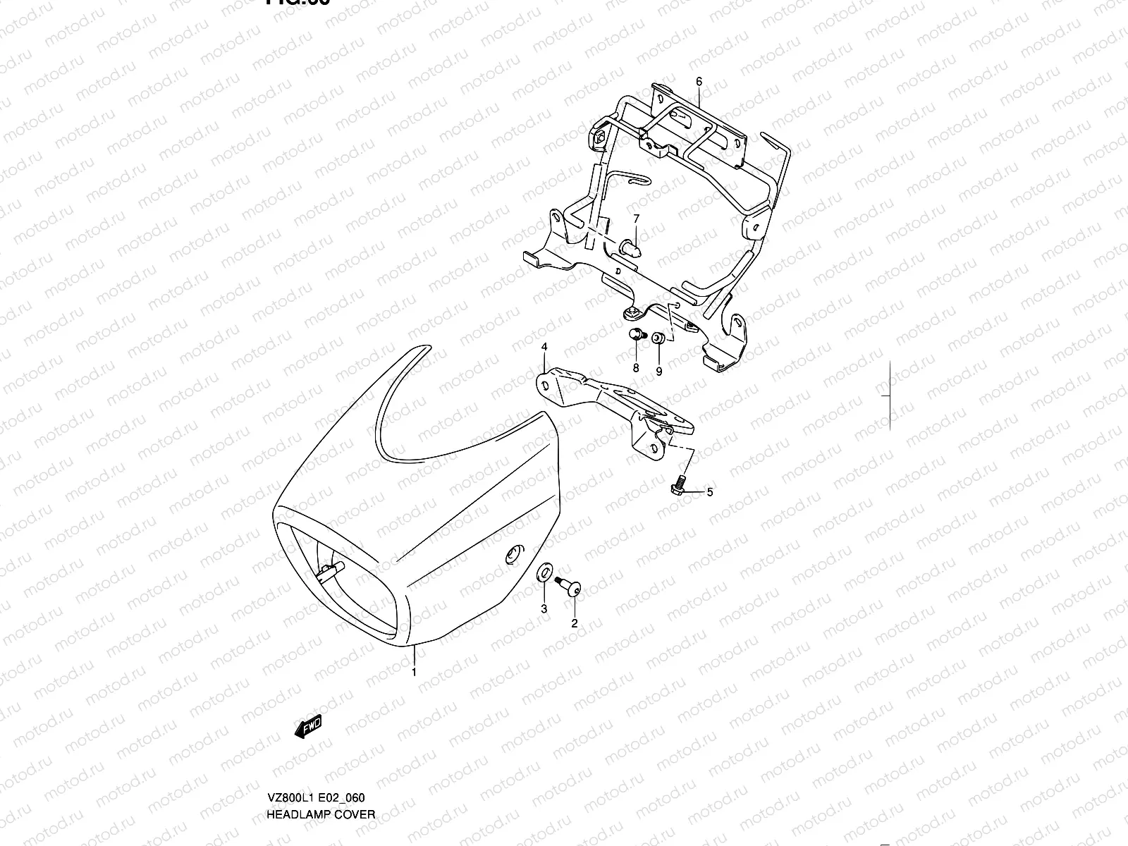 60 - HEADLAMP COVER