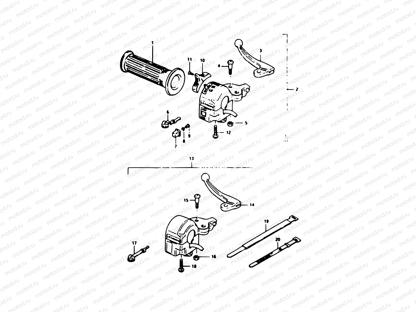 60 - LEFT HANDLE SWITCH