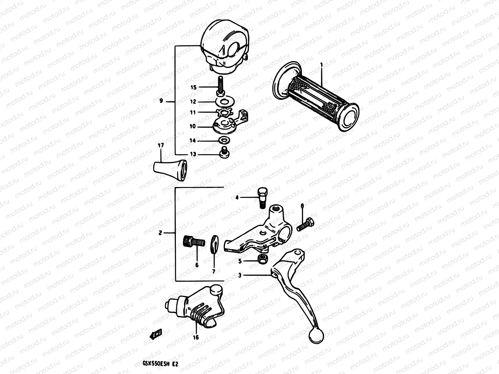 60 - LEFT HANDLE SWITCH