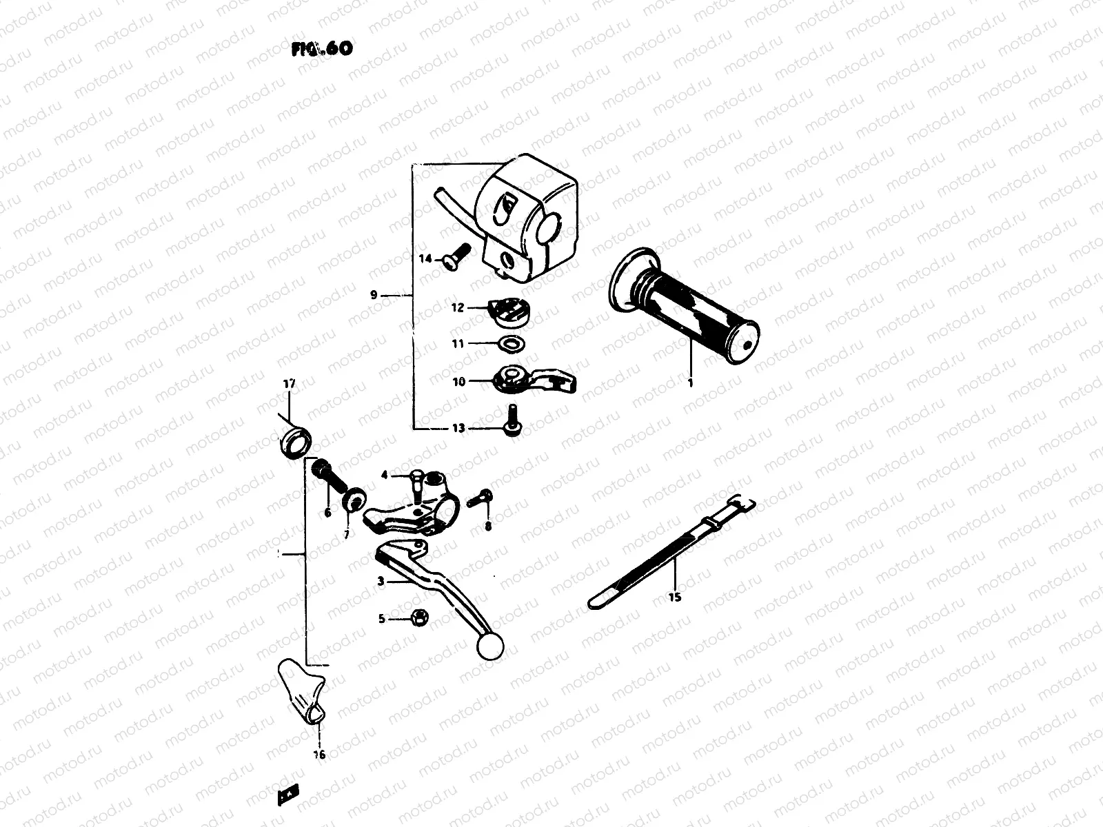 60 - LEFT HANDLE SWITCH