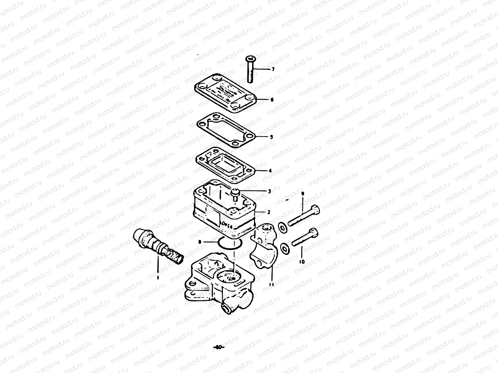 60 - MASTER CYLINDER (DUBLE DISK)