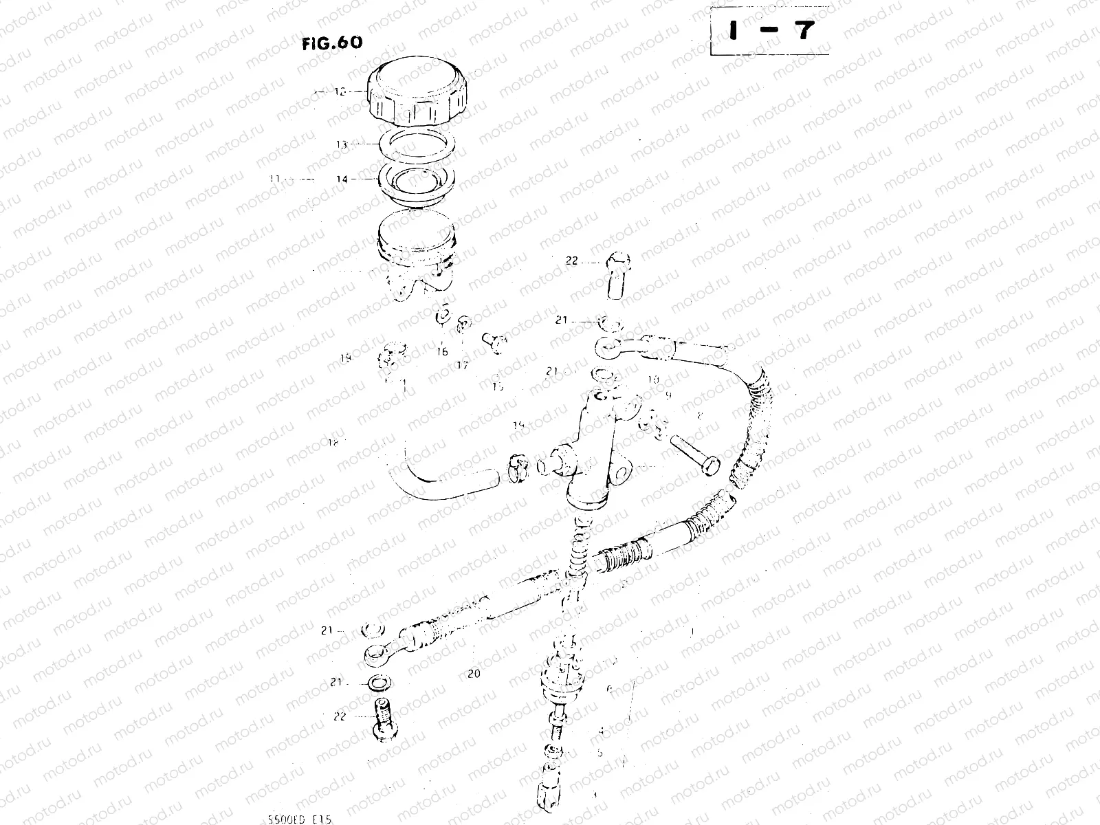 60 - REAR MASTER CYLINDER