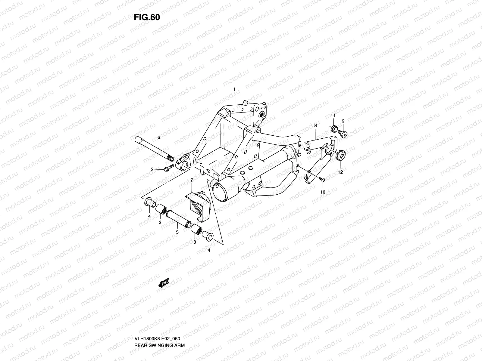 60 - REAR SWINGING ARM