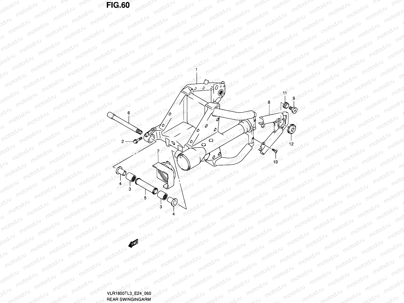 60 - REAR SWINGING ARM