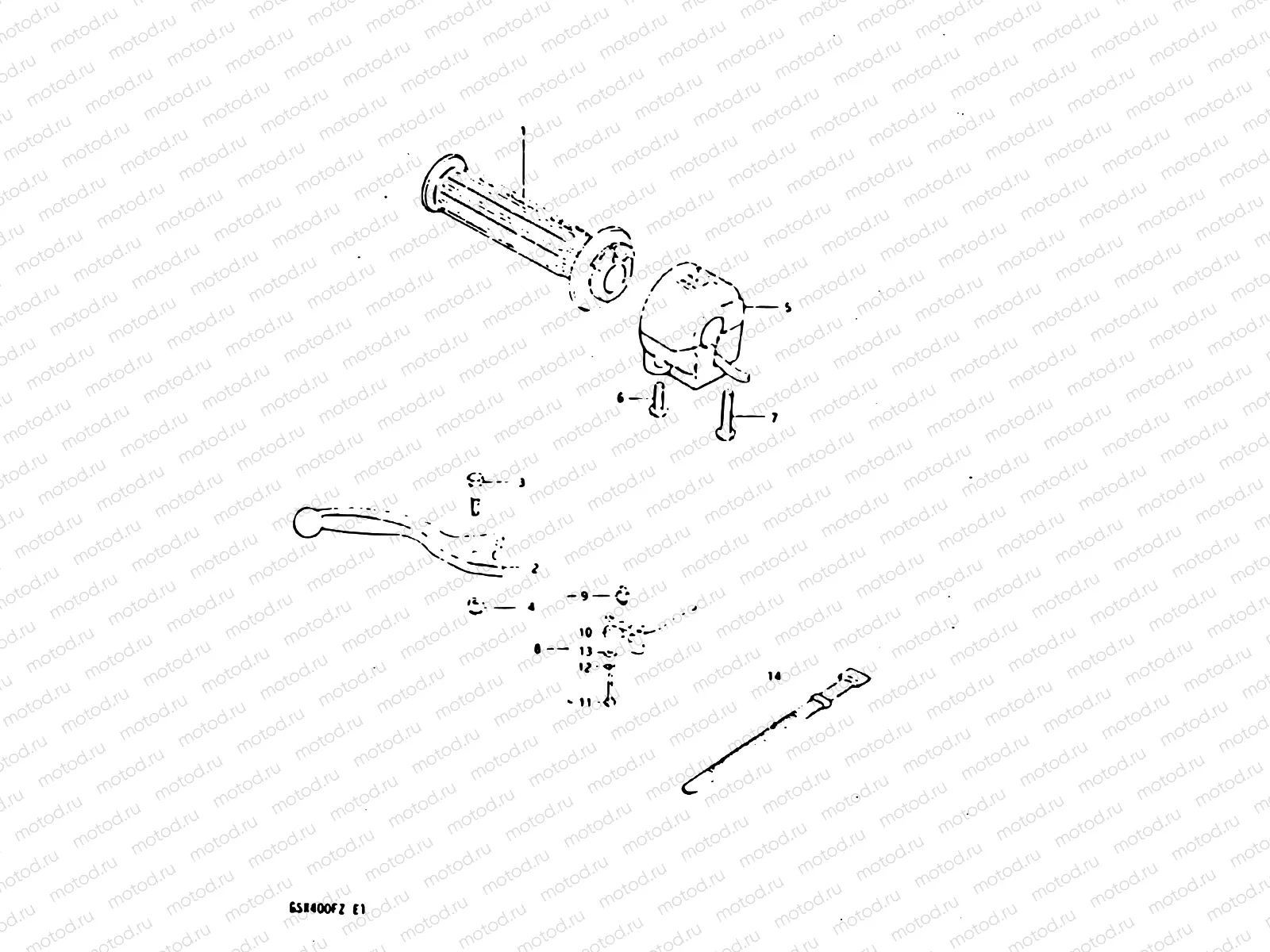 60 - RIGHT HANDLE SWITCH (MODEL Z)