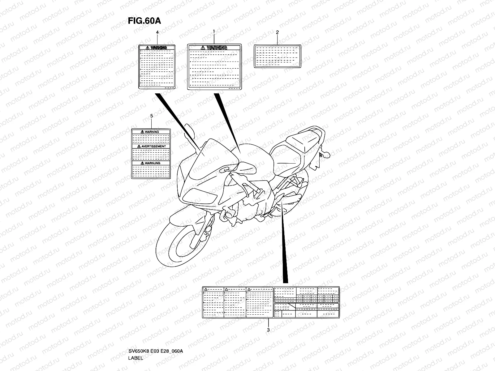 60A - LABEL (MODEL L0)