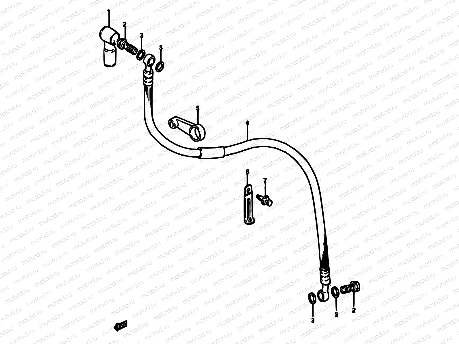61 - CLUTCH HOSE