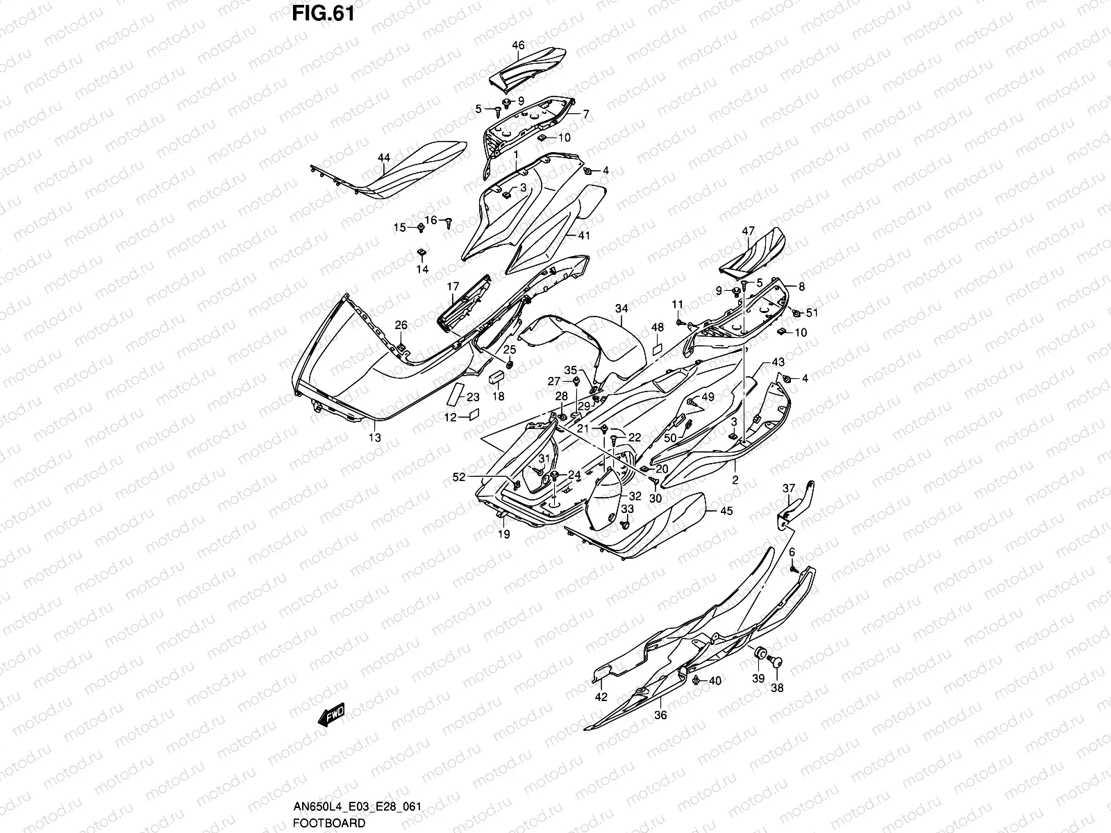 61 - FOOTBOARD